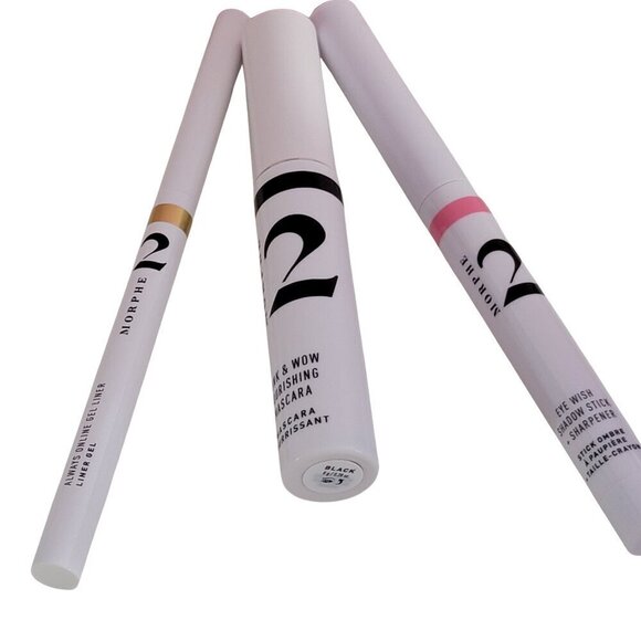 3 Piece Eye color Morphe 2 Set Mascara Eye Liner NEW - Picture 4 of 13